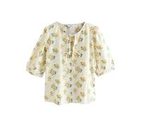 Next Chemisier jaune / vert / blanc, Taille 4XL