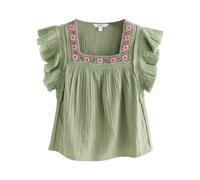 Next Chemisier kaki / pêche / fuchsia, Taille XL