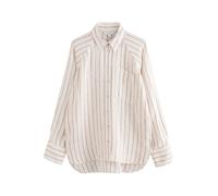 Next Chemisier marron / blanc cassé, Taille XXL