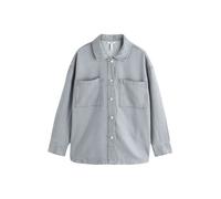 Next Grey N. Premium Denim Boyfriend Oversized Shirt Grey M Regular (EU 40-42)