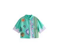 Next Chemisier 'N. Premium' indigo / émeraude / violet pastel / orange, Taille XXXL