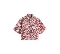 Next Chemisier 'N. Premium' rouge / blanc, Taille XXS