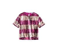 Next Chemisier or / violet rouge, Taille M