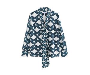Next Chemisier pétrole / menthe / blanc, Taille XXL