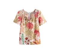 Next Chemisier pueblo / kaki / magenta / rose pastel, Taille S