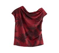 Next Chemisier rouge foncé / noir, Taille 6XL