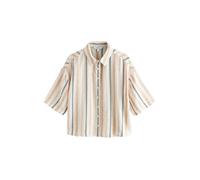 Next Chemisier sable / moutarde / rose / noir, Taille 7XL