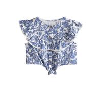 Next Chemisier saphir / blanc, Taille 152