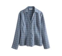 Next Chemisier saphir / bleu-gris / noir / blanc cassé, Taille L