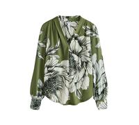 Next Chemisier vert / sapin / blanc, Taille 5XL