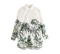 Next Chemisier vert / vert foncé / blanc, Taille XS