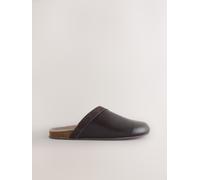 Next Chocolate Brown Forever Comfort Leather Clean Footbed Clogs Chocolate Brown EU 42 (UK 8)