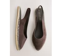 Next Chocolate Brown Forever Comfort Point Toe Slingback Espadrilles Chocolate Brown eu385
