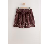 Next Chocolate Brown Greek Vase Print Towelling Shorts Chocolate Brown xsmall