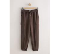 Next Chocolate Brown N. Premium Cargo Pocket Cuffed Joggers