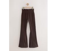 Next Chocolate Brown Ribbed Kickflare Leggings