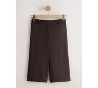 Next Chocolate Brown Smart Longline Shorts Chocolate Brown EU 36 Regular (UK 8)