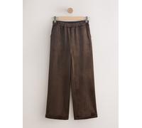 Next Chocolate Brown Soft Feel Cord Wide Leg Trousers