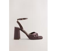 Next Chocolate Brown Standard/Wide Fit Forever Comfort Platform Sandals