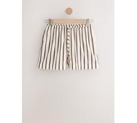 Next Chocolate Brown Summer Shorts With Linen Chocolate Brown EU 44 (UK 16)