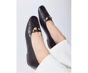 Next Chocolate Brown Tabitha Simmons x Next Daisy Chain Flat Ballet Shoes Chocolate Brown EU 41 (UK 7)