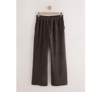 Next Chocolate Brown Wide Leg Soft Cord Trousers