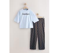 Next Chocolate Polka Dot Short Sleeve Pyjamas