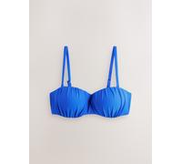 Next Cobalt Blue Wired Bandeau Bikini Top