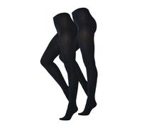 NEXT Femme Lot de 2 paires de collants en maille Bleu marine M