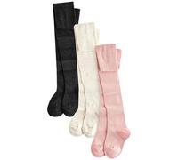 Next Collant crème / rose clair / noir chiné, Taille 98