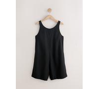 Next Combinaison short en lin extensible mélangé Noir FR 48 (EU 46)
