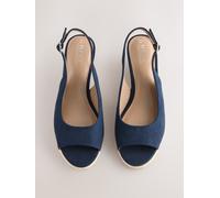 next Compensées à bout ouvert Forever Comfort bleu EU 35.5 (UK 3)