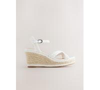 Next Compensées croisées tressées Forever Comfort pâle EU 39 (UK 6)