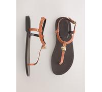Next Coral Pink Forever Comfort Toe Thong Sandals