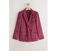 next Cord Double Breasted Relaxed Blazer rouge FR 44 Petite (EU 42 P)
