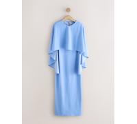 Next Cornflower Blue Cape Maxi Dress Cornflower Blue EU 42 (UK 14)
