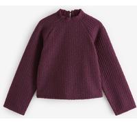 Next Cosy Dropped Shoulder Velvet Naud papillon Back Col rond Pull