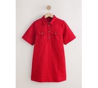 Next Courte robe chemise utilitaire Rouge EU 34 (UK 6)