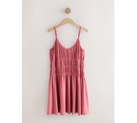 Next Courte robe froncée en jersey Rose rose EU 40 (UK 12)