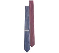 Next Cravate bleu marine / bleu clair / baie / rose, Taille One Size