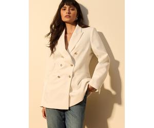 Next Cream Military Double Breasted Blazer