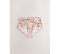 Next Cream/Pink Paisley Midi Waist Bikini Bottoms