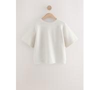 Next Cream Sequin Twist Back Knitted Poncho