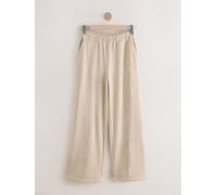Next Cream Soft Feel Cord Wide Leg Trousers