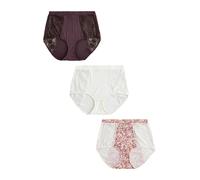 Next Culotte beige / violet foncé / blanc, Taille M