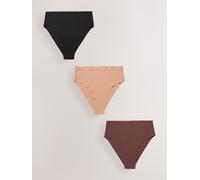 next Culotte invisible confort sans VPL 3 Pack Noir FR 46 (EU 44)