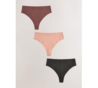 Next Culotte invisible confort sans VPL 3 Pack Noir FR 40 (EU 38)