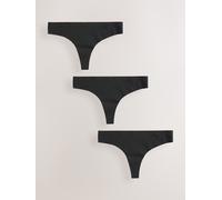 Next Culotte invisible confort sans VPL 3 Pack Noir FR 48 (EU 46)