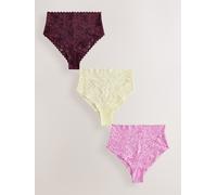 Next Culottes entièrement en dentelle 3 Lot de 0 Brun FR 38 (EU 36)