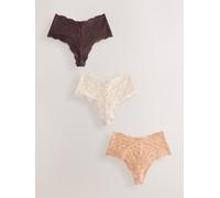 next Culottes entièrement en dentelle 3 Lot de 0 crème FR 52 (EU 50)